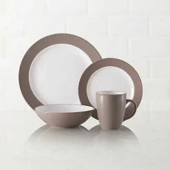 Food Network™ Dinnerware & Serveware*Food Network Applewood 16-Pc. Dinnerware Set Taupe