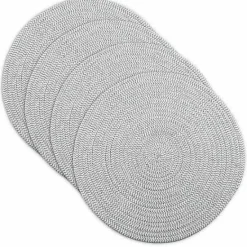 Food Network™ Table Linens*Food Network Braided Gray Placemat 4-Pk.