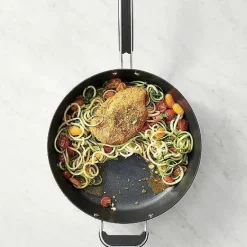 Food Network™ Cookware & Bakeware*Food Network 12-In. Hard-Anodized Nonstick Space Saving Saute Pan With Lid