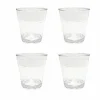 Food Network™ Drinkware & Glassware*Food Network 4-Pc. Clear Textured Acrylic Double Old-Fashioned Glass Set