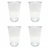 Food Network™ Drinkware & Glassware*Food Network 4-Pc. Clear Textured Acrylic Highball Glass Set