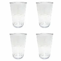 Food Network™ Drinkware & Glassware*Food Network 4-Pc. Clear Textured Acrylic Highball Glass Set