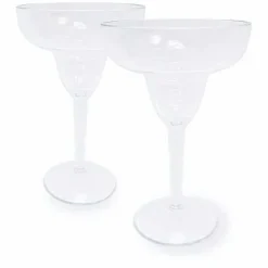 Food Network™ Drinkware & Glassware*Food Network 2-Pc. Clear Textured Acrylic Margarita Glass Set