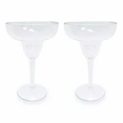 Food Network™ Drinkware & Glassware*Food Network 2-Pc. Clear Textured Acrylic Margarita Glass Set