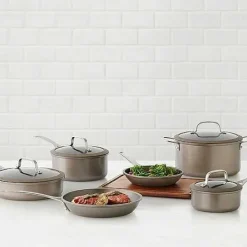 Food Network™ Cookware & Bakeware*Food Network 10-Pc. Textured Titanium Nonstick Cookware Set