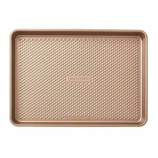 Food Network™ Cookware & Bakeware*Food Network Textured Performance Series 9 X 13 Nonstick Baking Sheet Bronze